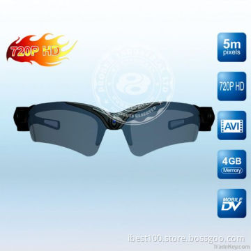 720p HD Camera Eyewear, Portable Camcorder with Free 4GB Memory
